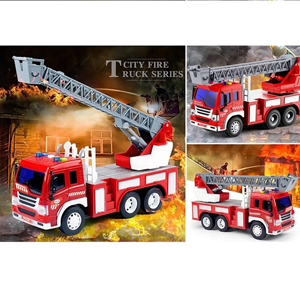 ماشین جرثقیل آتش نشانی اسباب بازی موزیکال 1:16 FIREFIGHTER_اسباب بازی